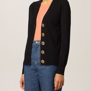 TORY BURCH | NAVY MERINO WOOL SWEATER
